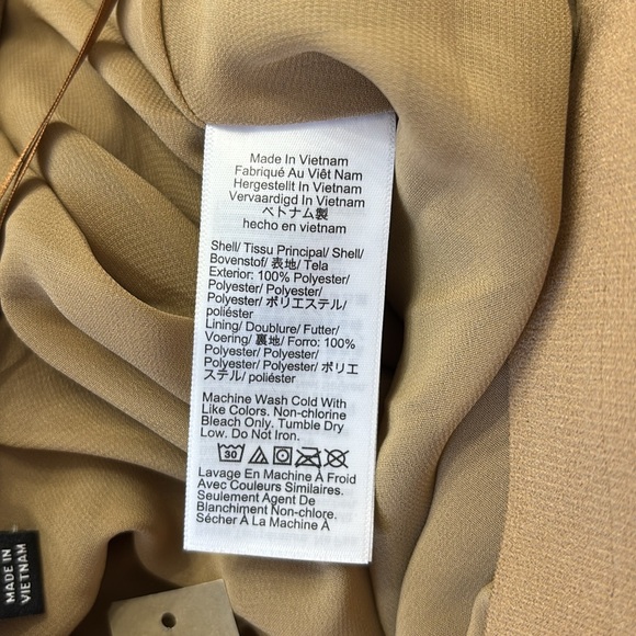 NWT J. Crew Gwyneth pleated midi slip skirt in Camel BN757 - Picture 6 of 8